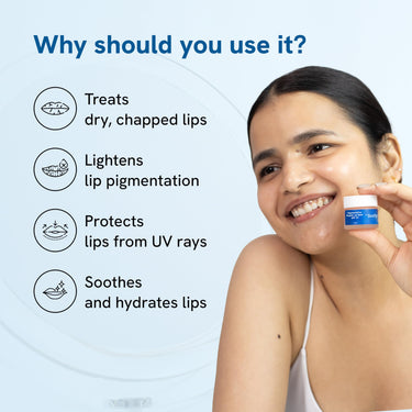 Be Bodywise Pigmentation Repair Lip Balm with SPF 30 | Watermelon Flavour | Treats Lip Pigmentation, Hydrates & Protects Lip from Sun Damage | 8g